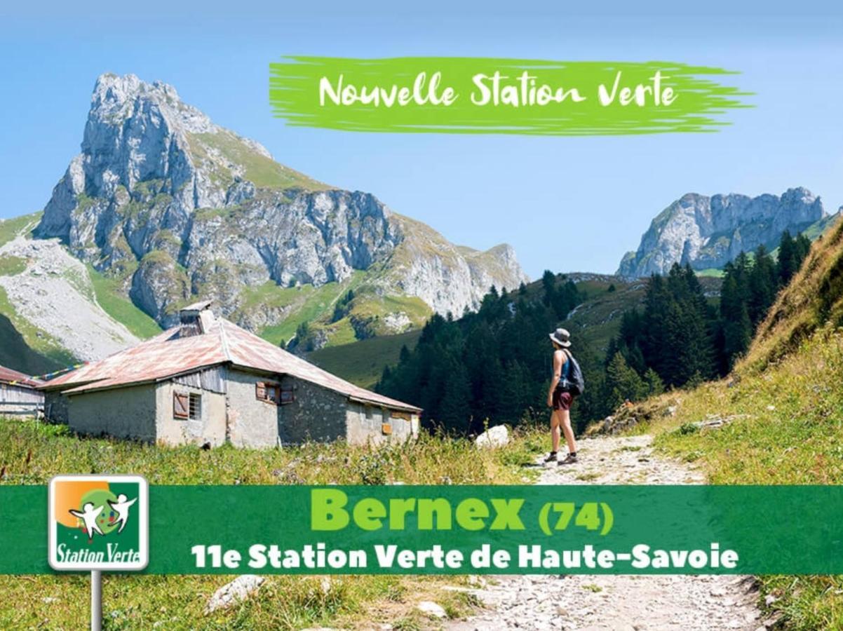 Ferienwohnung Duplex Dent D'Oche Bernex Exterior foto